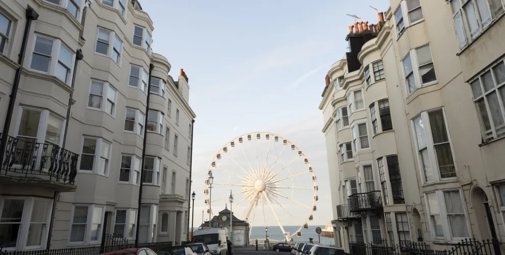 Brighton seafront view