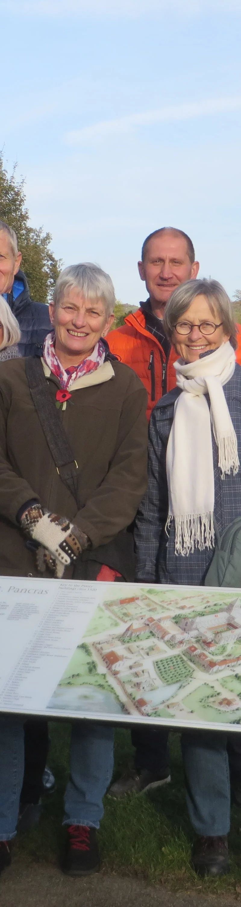 40+ English students on a cultural excursion to Lewes during their course at Loxdale Brighton