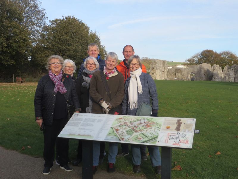 40+ English students on a cultural excursion to Lewes during their course at Loxdale Brighton