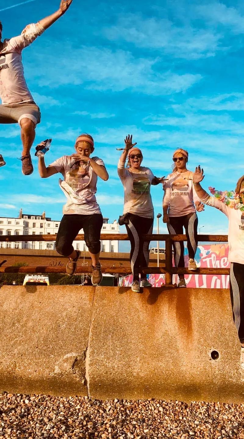 Students participating in local Brighton activities