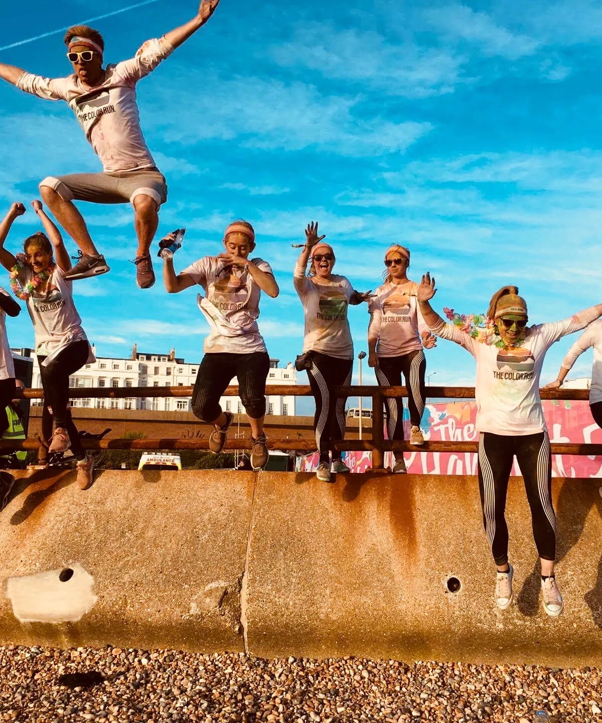 Loxdale students participating in Brighton Colour Run - social activities and local events