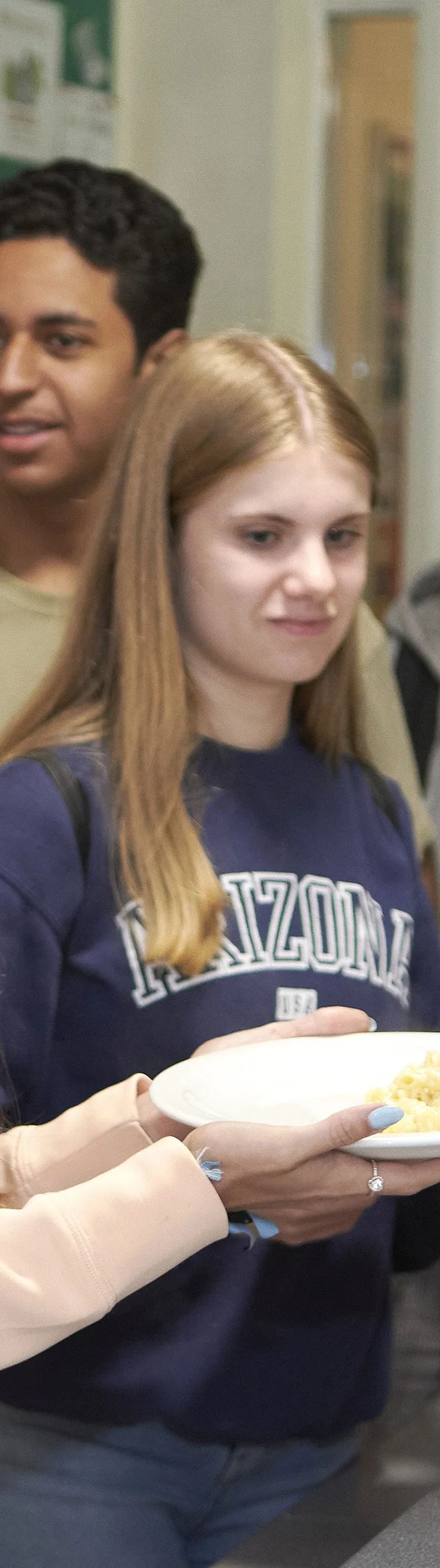 Young learners enjoying nutritious meals in Loxdale dining hall during summer course