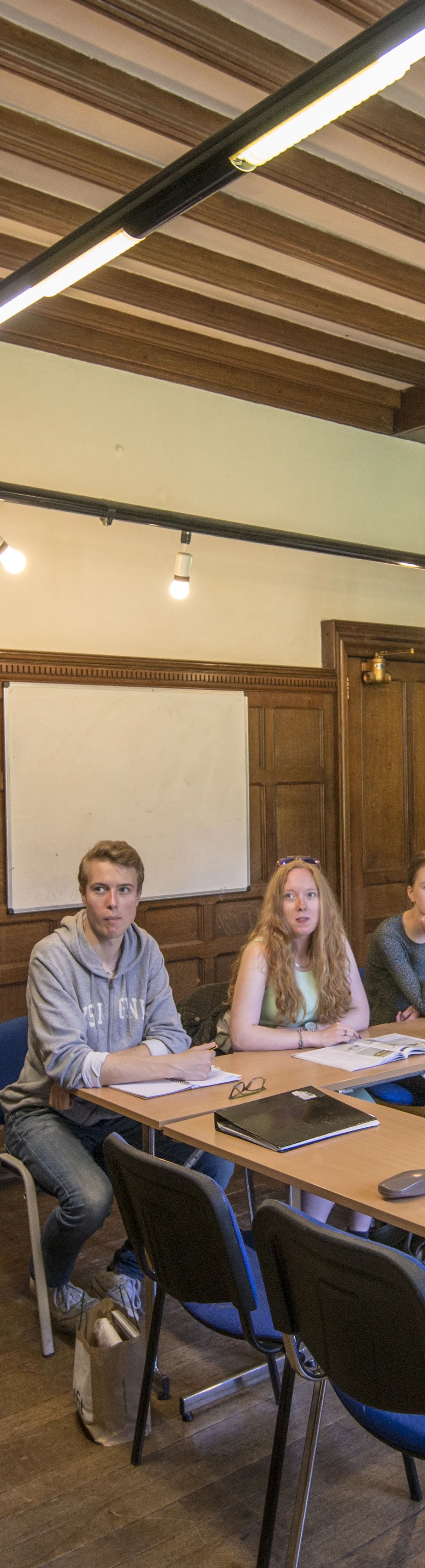 General English course UK - adult students in classroom at Loxdale English Centre Brighton