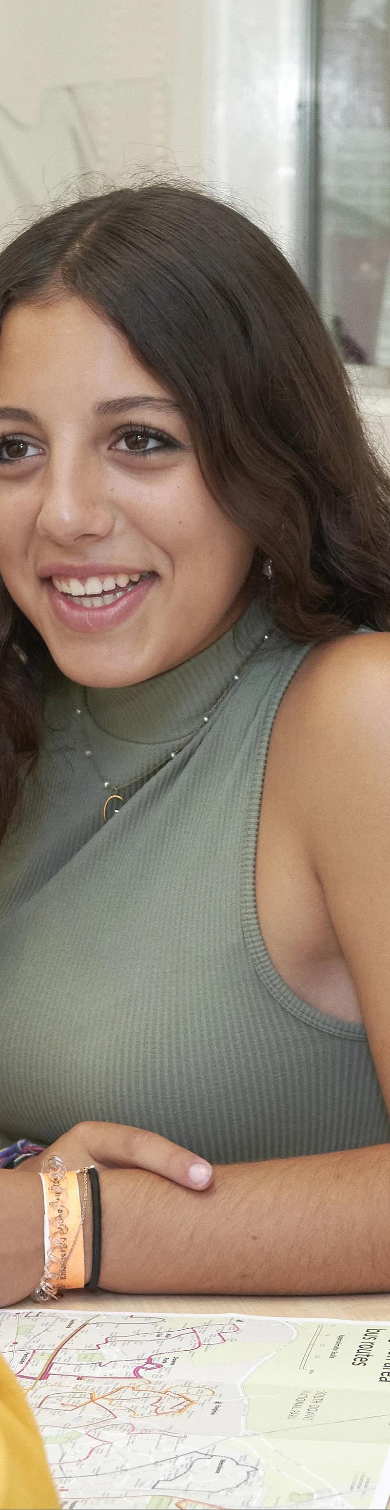 Friendly English school Brighton staff supporting international student at Loxdale