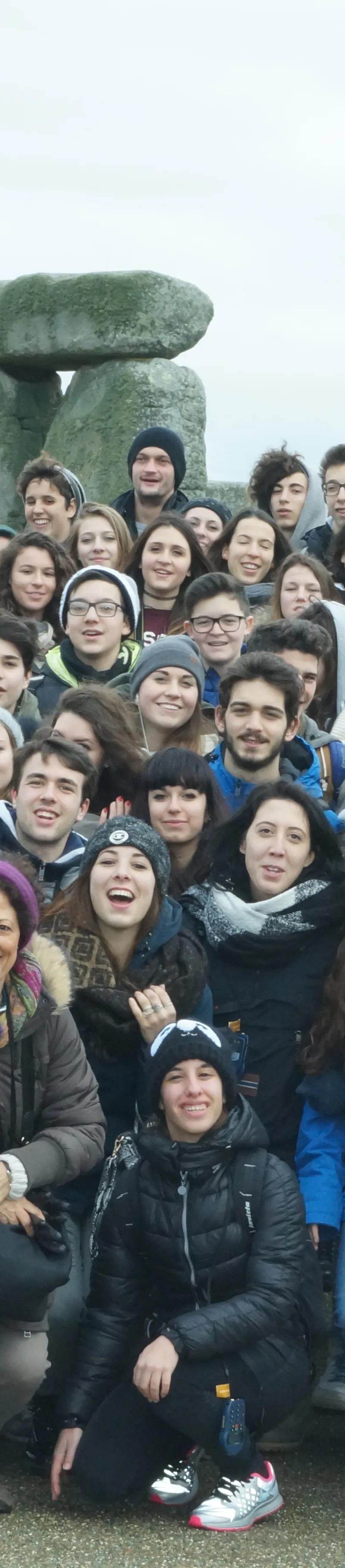 Loxdale students visiting Stonehenge