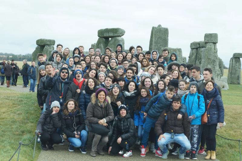 Loxdale students visiting Stonehenge