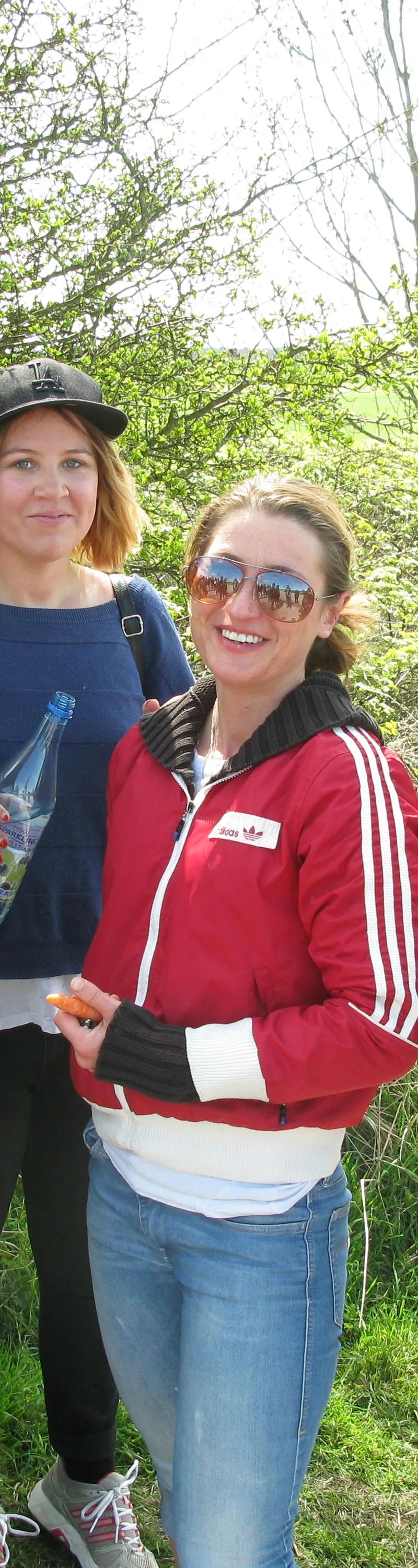 Loxdale English students enjoying a countryside walk near Brighton